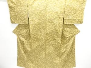 松葉に蝶・梅模様小紋着物